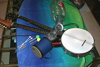 Commie64's banjo and geetar setup